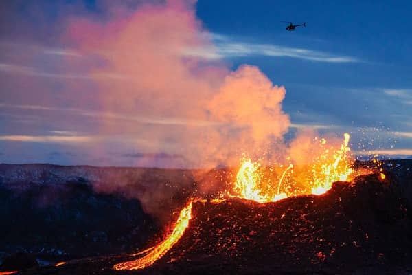 The Foreign Office has issued a warning over travelling to Iceland as it is 'increasingly possible' a volcanic eruption could occur. Picture: AFP via Getty Images