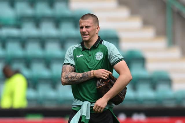 Harry Clarke is looking forward to the new season with Hibs