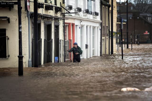 Flood damage to homes and businesses is set to soar while successive waves of drought and heavy rain will devastate farmland (Picture: Andy Buchanan/AFP via Getty Images)