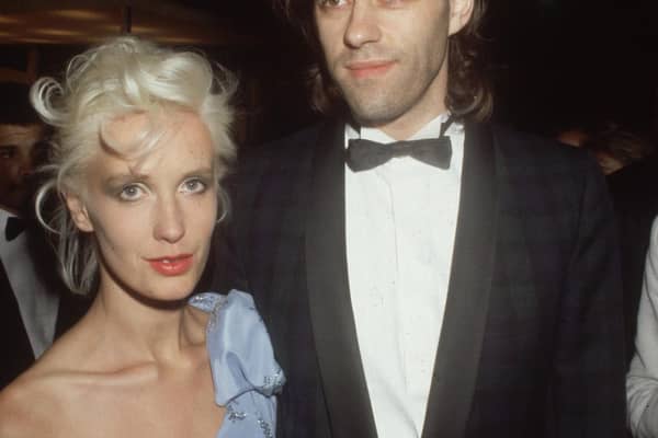 Bob Geldof with Paula Yates in 1985