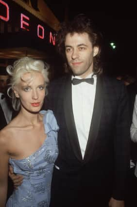 Bob Geldof with Paula Yates in 1985