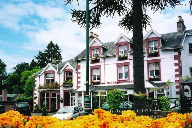 Mackay’s Hotel, which has 54 beds, was developed from two adjacent villas to create a 'sizeable and easily managed tourist business' incorporating a leisure club with swimming pool.