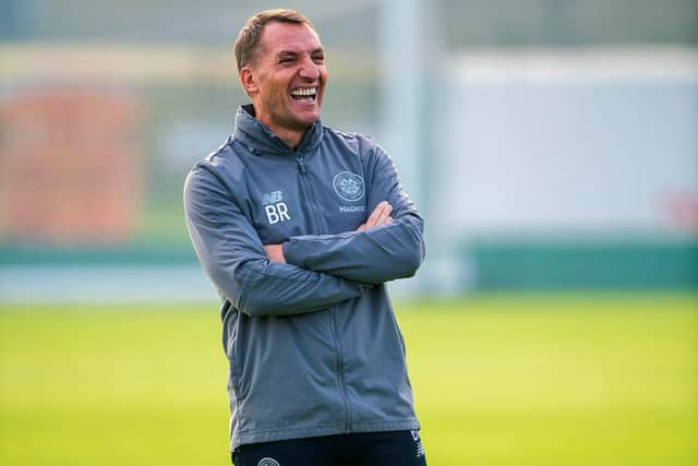 Brendan Rodgers reckons former side Celtic should give Rangers a guard of honour. Picture: SNS