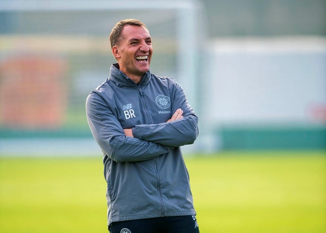 Brendan Rodgers reckons former side Celtic should give Rangers a guard of honour. Picture: SNS