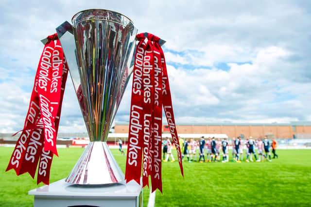 The Ladbrokes Premiership trophy is set to stay at Celtic Park. Picture: SNS