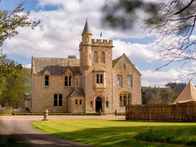 What is it? Hartree is a fully restored 14-bedroom Scots Baronial mansion set within more than 22 acres of land. Dating back to the 14th Century, the pile now offers itself for use as an events venue and for holiday lets.