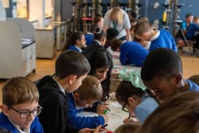 Cadder Primary School children taking part in energy saving workshop