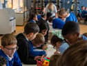 Cadder Primary School children taking part in energy saving workshop
