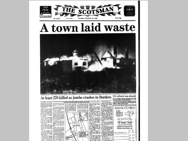 Lockerbie bombing, December 1988