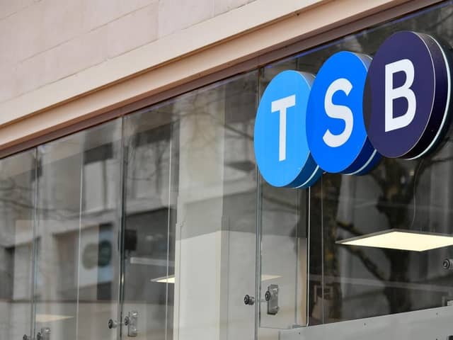 TSB said it was pressing ahead with its programme of branch upgrades and further developing its digital offering.