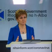 First Minister Nicola Sturgeon. (Photo by Michael Schofield - WPA Pool/Getty Images)