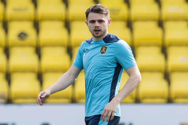Livingston haven't given up on keeping Alan Forrest despite interest from Hearts and Dundee United.  (Photo by Ross Parker / SNS Group)