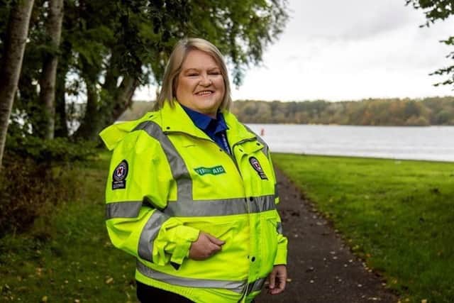 St Andrew's First Aid vonuteer Liz Seymour