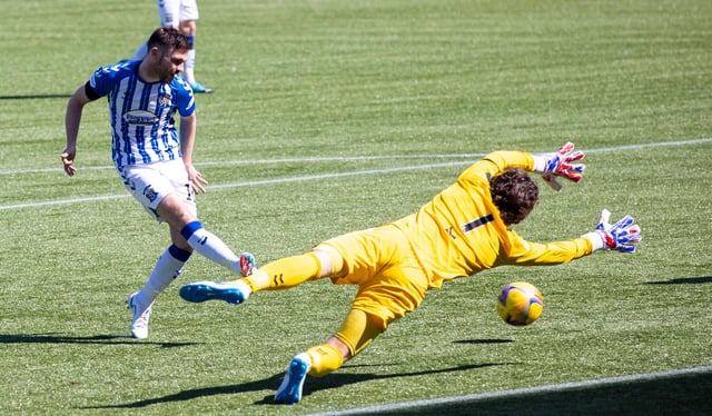 Greg Kiltie was on the scoresheet for Kilmarnock in the win over Montrose. Picture: SNS