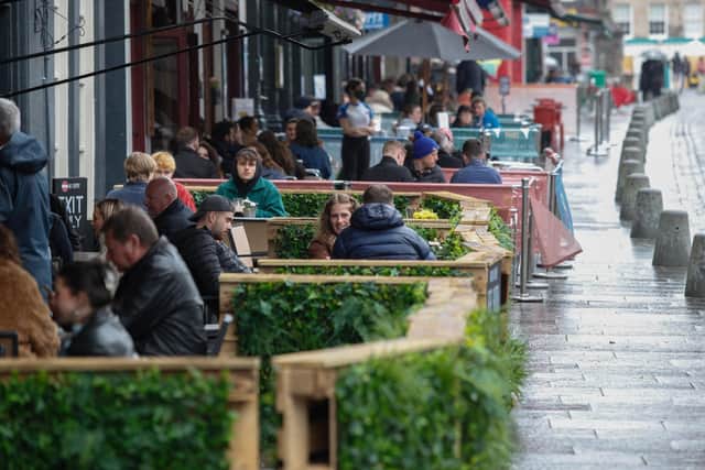 Hotels, restaurants, and catering, was found to be one of the sectors with a greater economic footprint in Scotland than in the UK as a whole. Picture: Scott Louden.