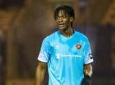 Armand Gnanduillet made his Hearts debut at Raith Rovers.