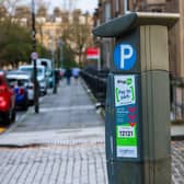 An parking machine in Edinburgh. City council leader Cammy Day has said parking fees could go up to bridge a budget gap. Picture: Scott Louden