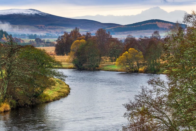 The River Spey is so intertwined with salmon fishing history that it even inspired its own casting technique - the spey cast, a method that allows the angler to make long casts without a lot of room for a back cast. The river is 107 miles long, rising in Loch Spey in the Highlands, flowing through Newtonmore and Kingussie and crossing Loch Insh before reaching Aviemore, before reaching the sea at the Moray Firth. People from around the world are drawn to the river not just for the fishing, but also for the majestic scenery and the whisky distilleries that use its waters to make Scotland's national drink.