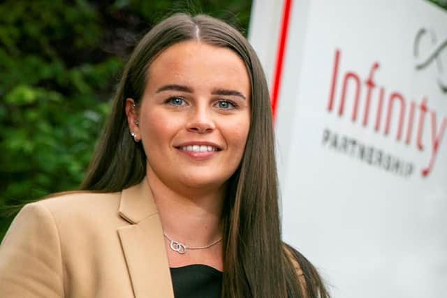 Chloe Leslie, of Infinity Partnership, who has achieved a place on the 30 Under 30 list