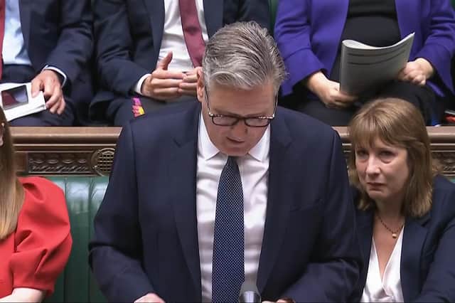 Chancellor Rachel Reeves was clearly emotional as Keir Starmer was grilled about the Labour rebellion over the welfare Bill (Picture:  House of Commons/UK Parliament)