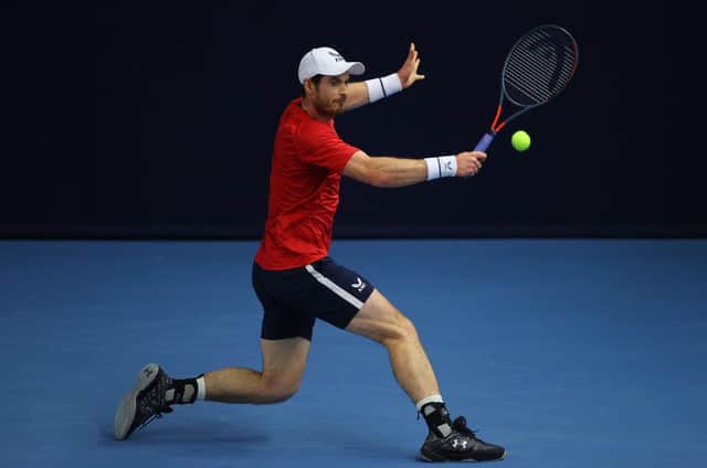 Andy Murray participated in the 'Battle of the Brits' on December 22 (Getty Images)
