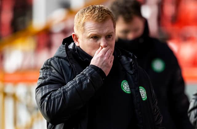 Celtic manager Neil Lennon believes critics should watch their mouths after "hysterical" reaction to club's three-game run without a win  (Photo by Craig Williamson / SNS Group)