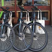 The bikes are part of the Forth Bikes and nextbike hire schemes.
