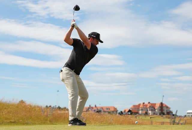 Connor Syme in action during the Genesis Scottish Open at The Renaissance Club. PIcture: Kevin C. Cox/Getty Images.