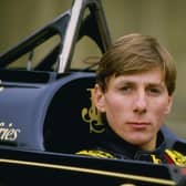 Johnny Dumfries in a Lotus car in 1986