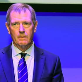 Dave King at the Rangers AGM in November 2019 when he announced his intention to step down as chairman of the Ibrox club. (Photo by Paul Devlin/ SNS Group)
