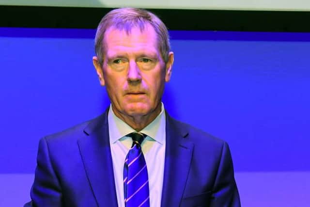 Dave King at the Rangers AGM in November 2019 when he announced his intention to step down as chairman of the Ibrox club. (Photo by Paul Devlin/ SNS Group)