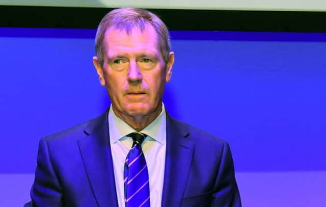 Dave King at the Rangers AGM in November 2019 when he announced his intention to step down as chairman of the Ibrox club. (Photo by Paul Devlin/ SNS Group)