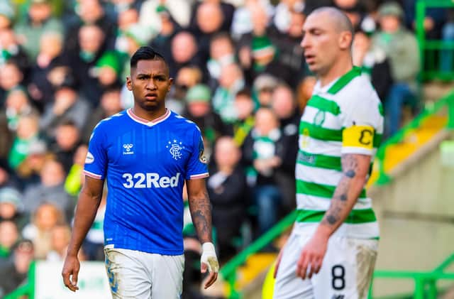 Alfredo Morelos and Scott Brown will renew acquaintances when Rangers and Celtic meet this weekend.