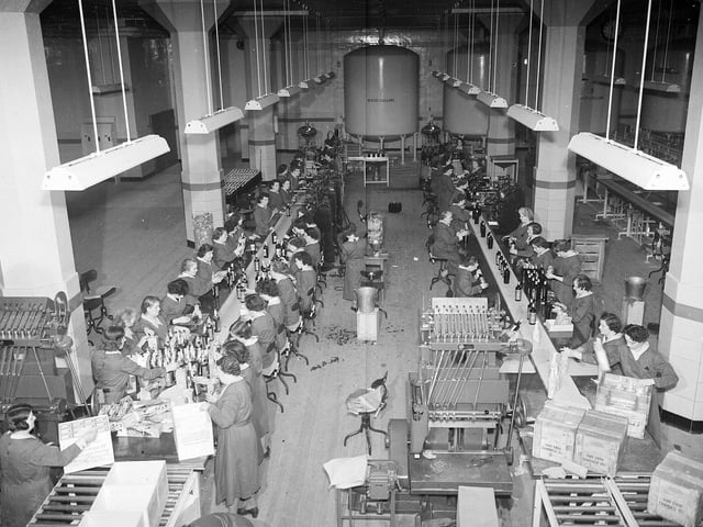A new whisky distillery ready to open in South Queensferry in 1953.