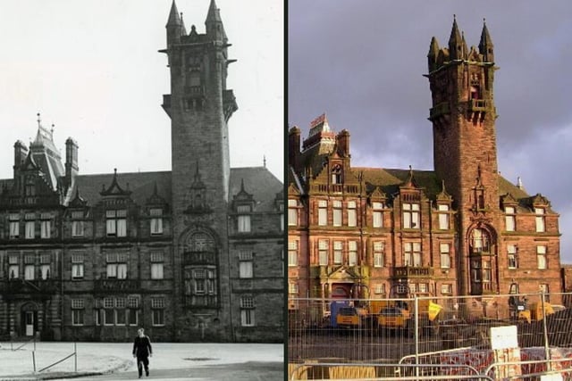 Gartloch Hospital was built by the City of Glasgow District Lunacy Board and opened in 1896 before being officially closed one hundred years later in 1996 - it has since been left to the elements.