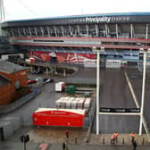 A general view of the Principality Stadium in Cardiff