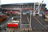A general view of the Principality Stadium in Cardiff