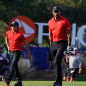 Tiger Woods and son Charlie finished second in last year's PNC Championship in Florida. Picture: Brian Williams Photography