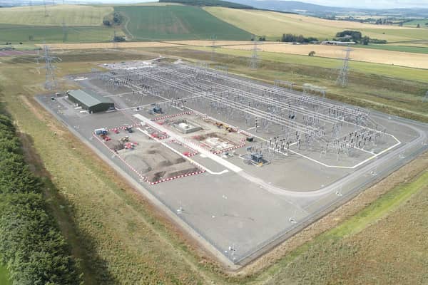 Phase two of the Rothienorman Substation project is making good progress. (SSEN Transmission)
