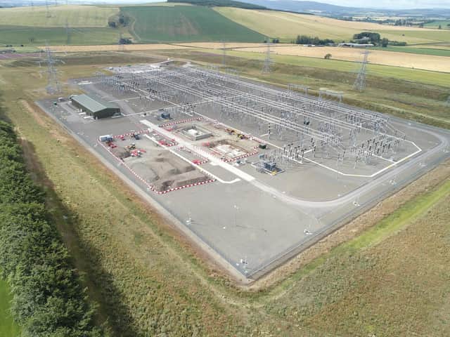 Phase two of the Rothienorman Substation project is making good progress. (SSEN Transmission)