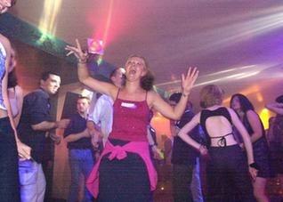 Tuesday night was "Shagtag" night at Gaia on King's Stables Road, just off the Grassmarket. In this picture, revellers can be seen try their pulling power on the dancefloor on 17 May 2000.