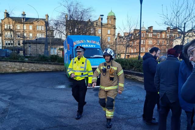 Police Scotland and Scottish Fire and Rescue are conducting a joint investigation.