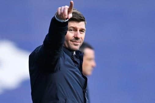 Rangers manager Steven Gerrard is looking forward to meeting up with Walter Smith after following in his footsteps by lifting the SPFL Premiership trophy (Photo by Rob Casey / SNS Group)