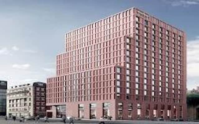 The 17-storey Manchester Maldron Hotel on Charles Street in the city centre. Pic: Contributed
