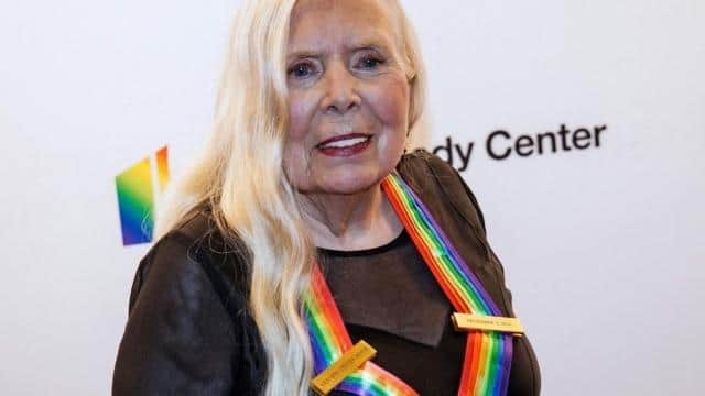 Canadian singer-songwriter Joni Mitchell, who celebrates her 80th birthday in November. Pic: Getty Images