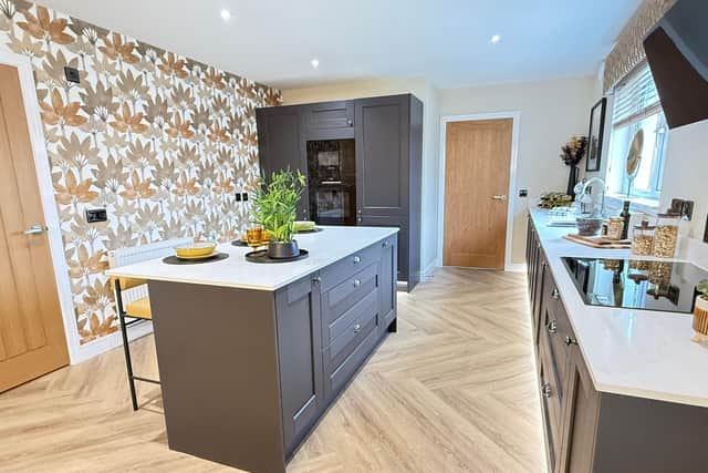The interior design is inspired by local Pictish stones