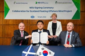 South Korea’s HD Hyundai Heavy Industries has signed a memorandum of understanding with Scottish Government bodies that will see the international conglomerate building a new manufacturing base for floating offshore wind technology in Scotland