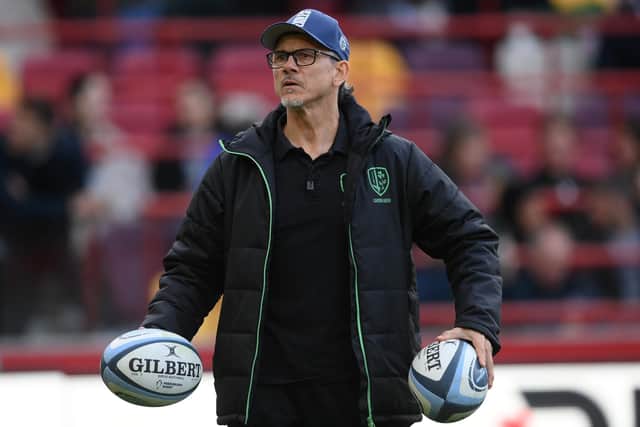 Les Kiss, who impressed with London Irish, has a background in Aussie rugby league. (Photo by Mike Hewitt/Getty Images)