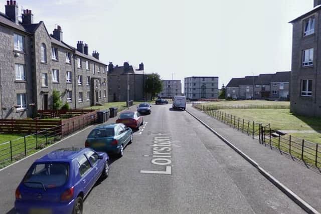 Loirston Street, Torry, where a woman died and a man was left injuried.
(Image: Google)