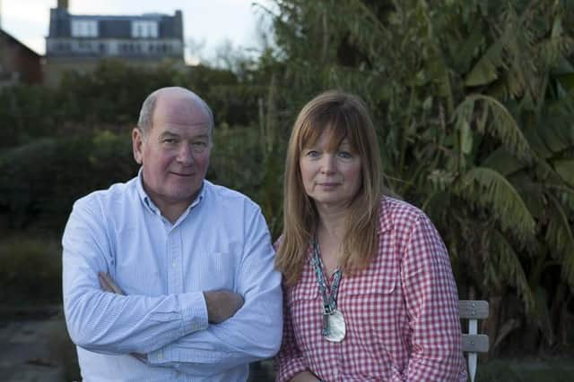 Architect Roderick James and interior designer Amanda Markham.